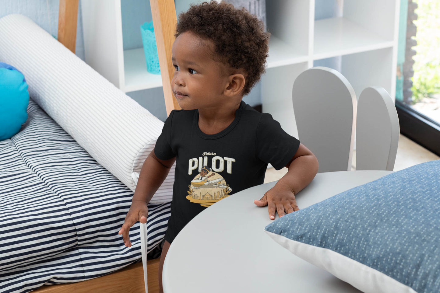His Baby Future Pilot Tee