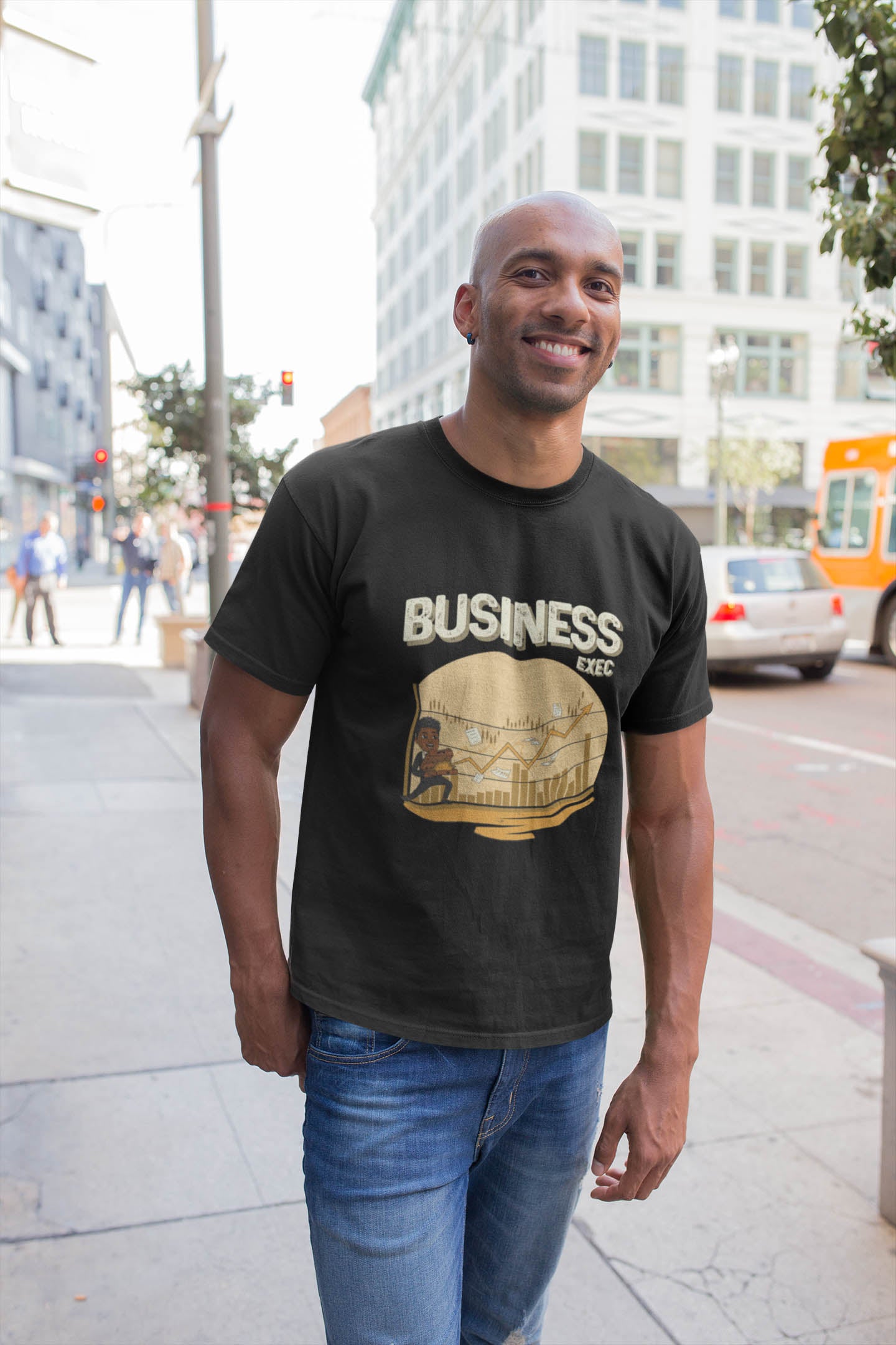 His Adult Business Executive T-Shirt