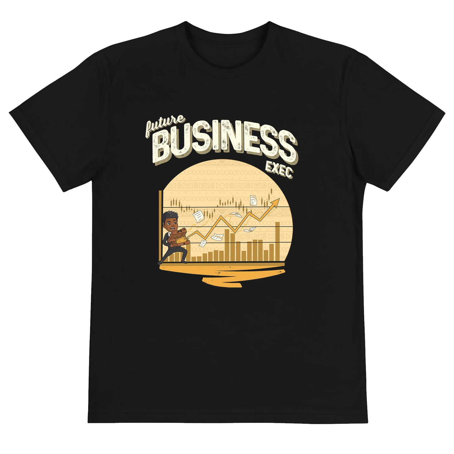 His Adult Future Business Executive T-Shirt