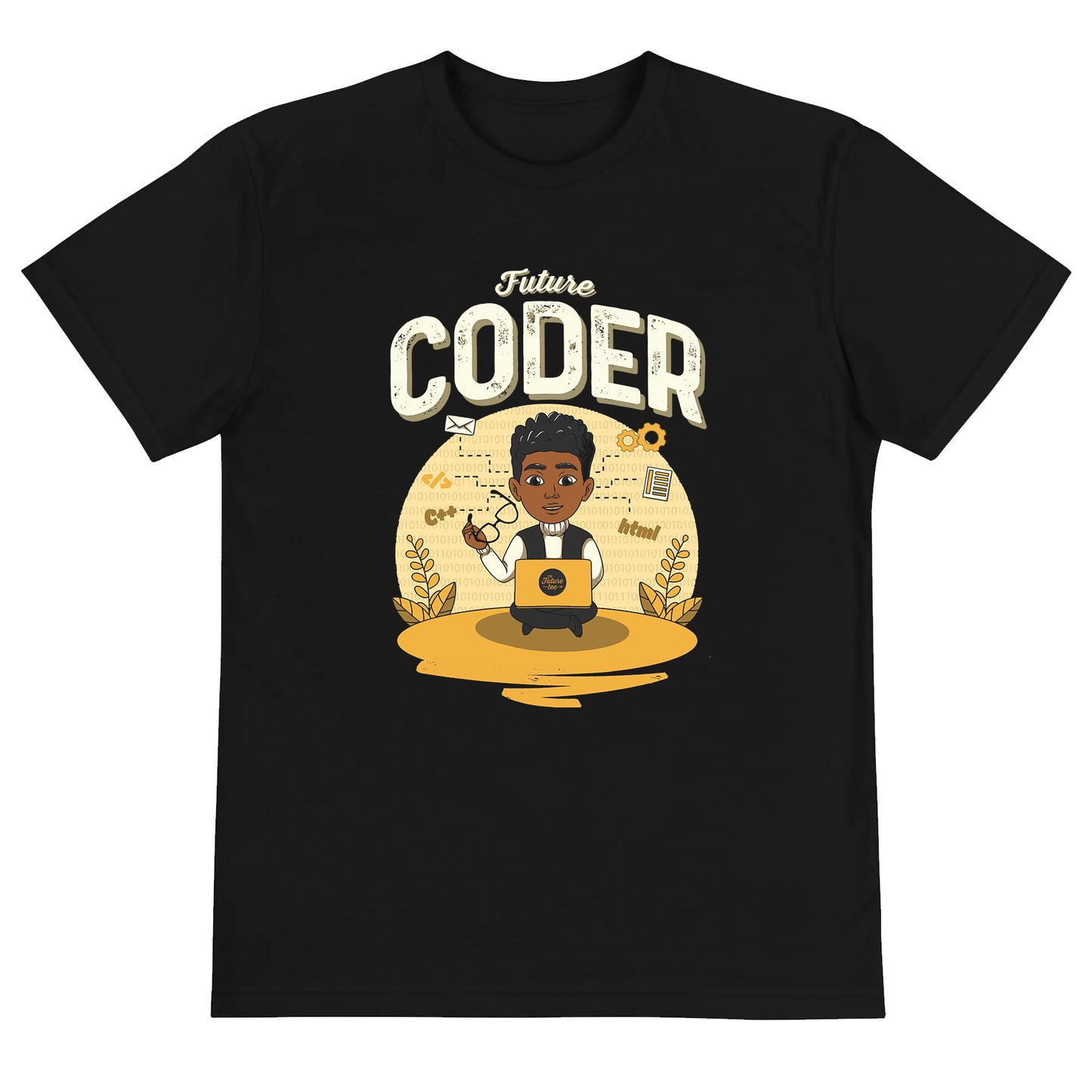 His Adult Future Coder T-Shirt