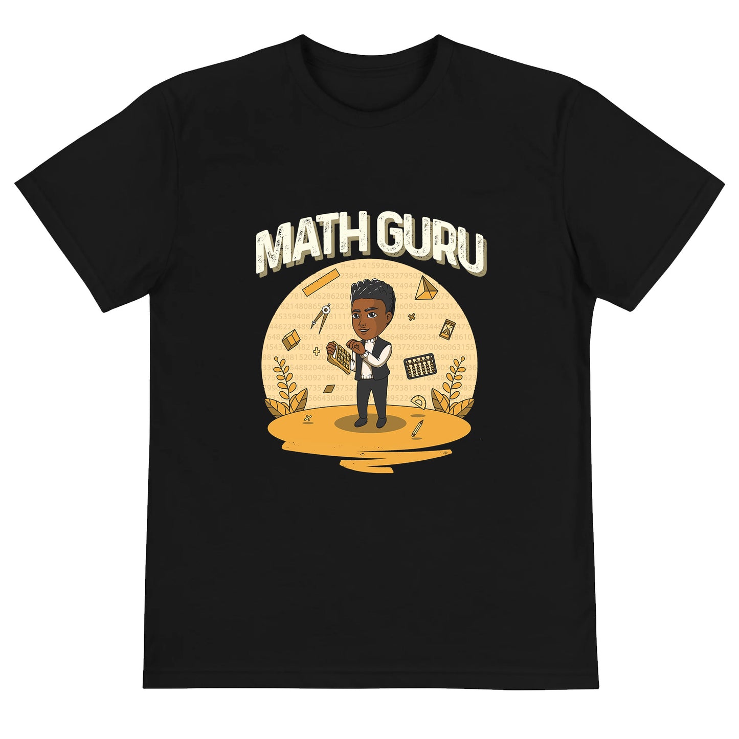 His Adult Math Guru T-Shirt