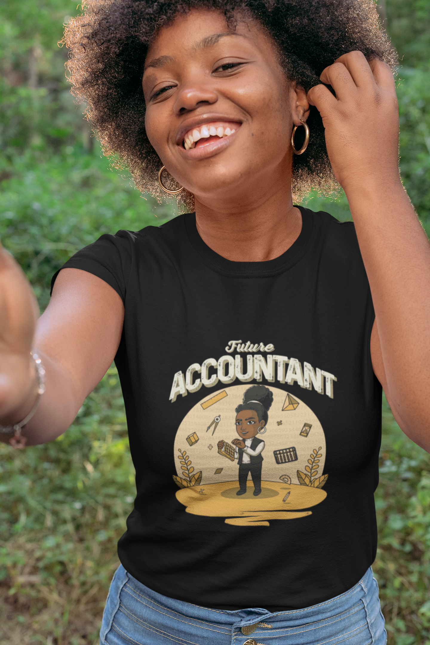 Her Adult Future Accountant T-Shirt