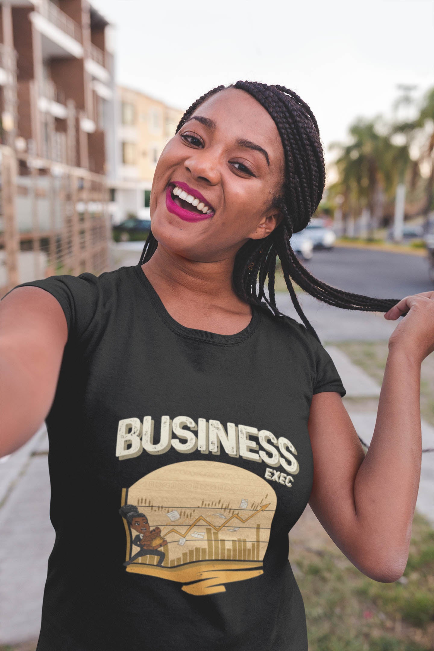 Her Adult Business Executive T-Shirt