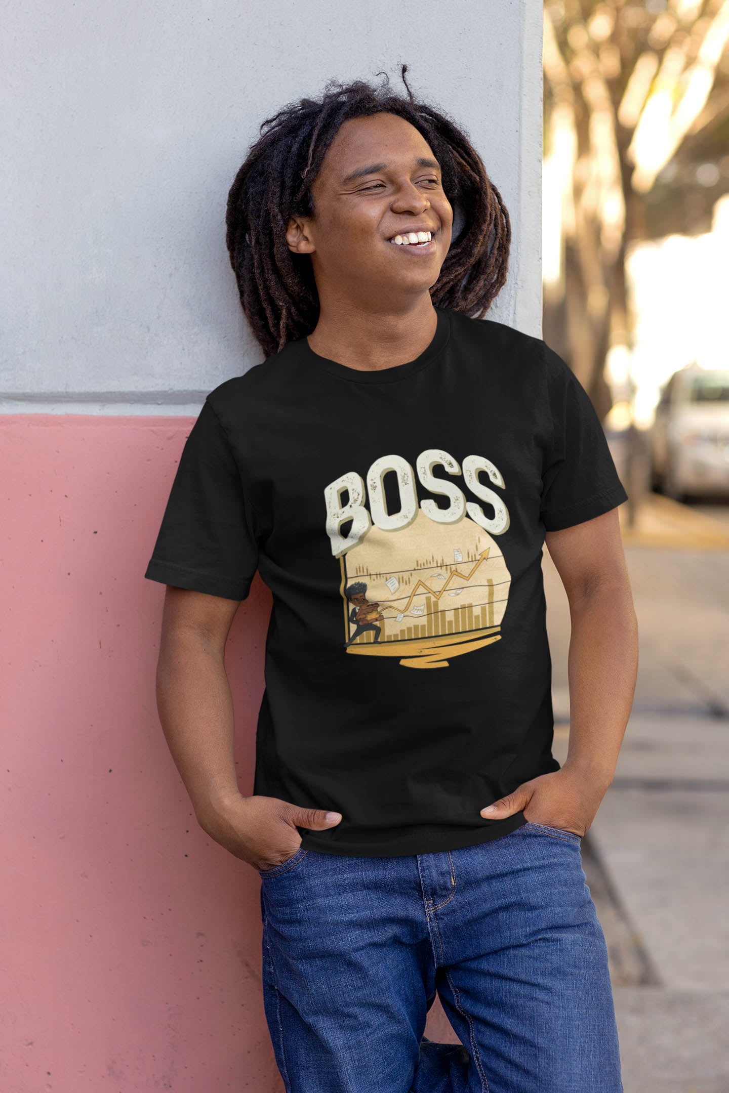 His Adult Boss T-Shirt