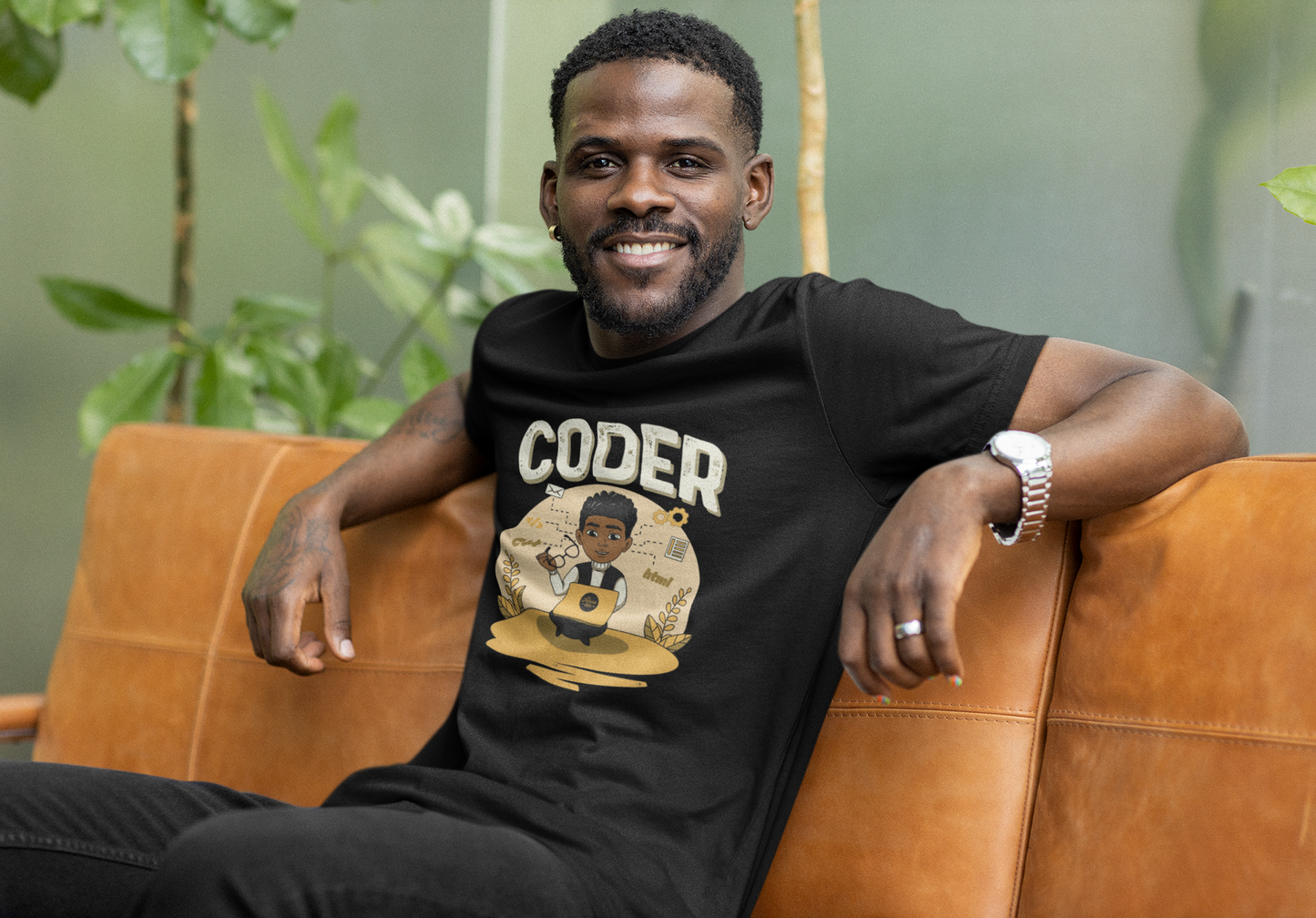 His Adult Coder T-Shirt