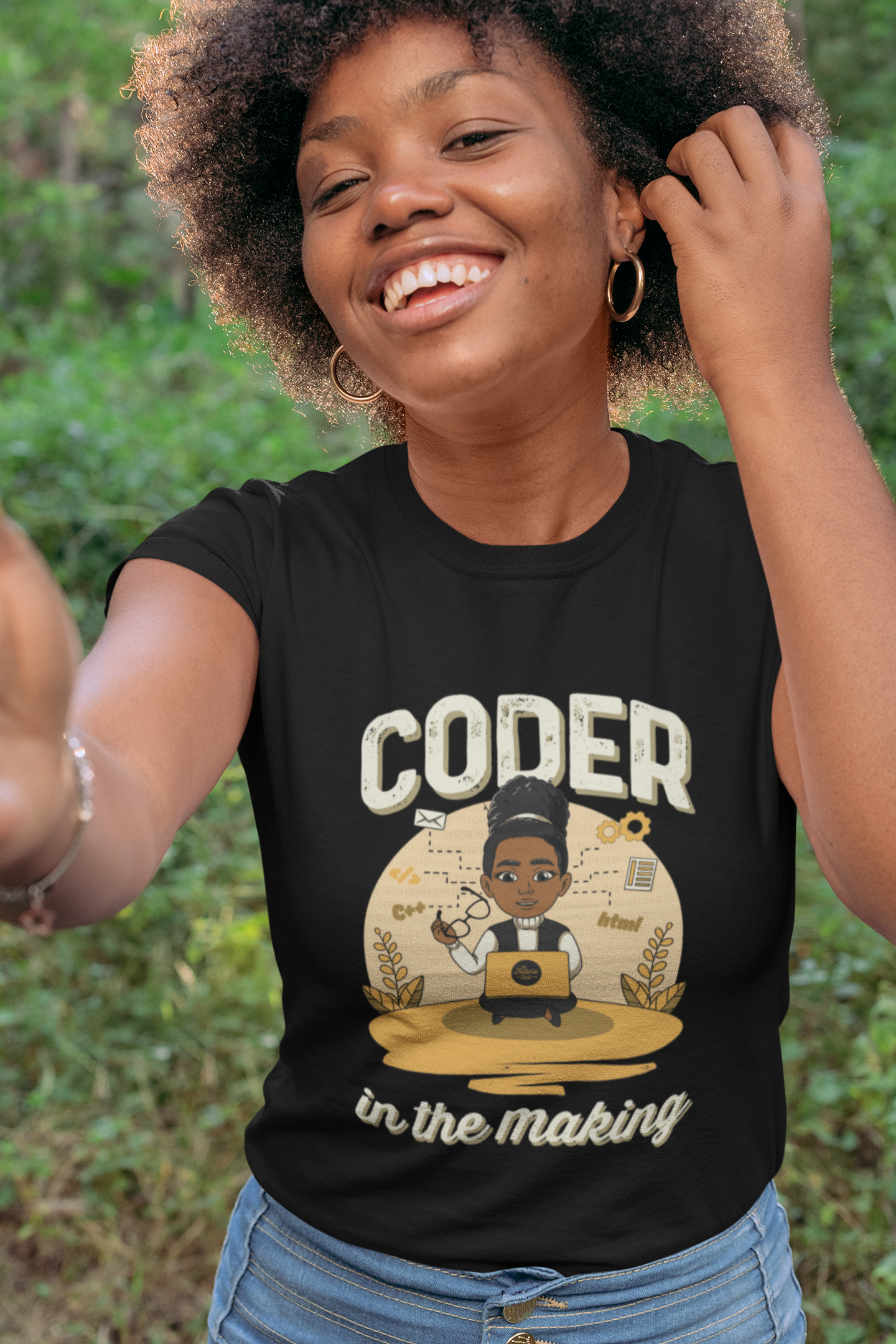 Her Adult Coder in the Making T-Shirt