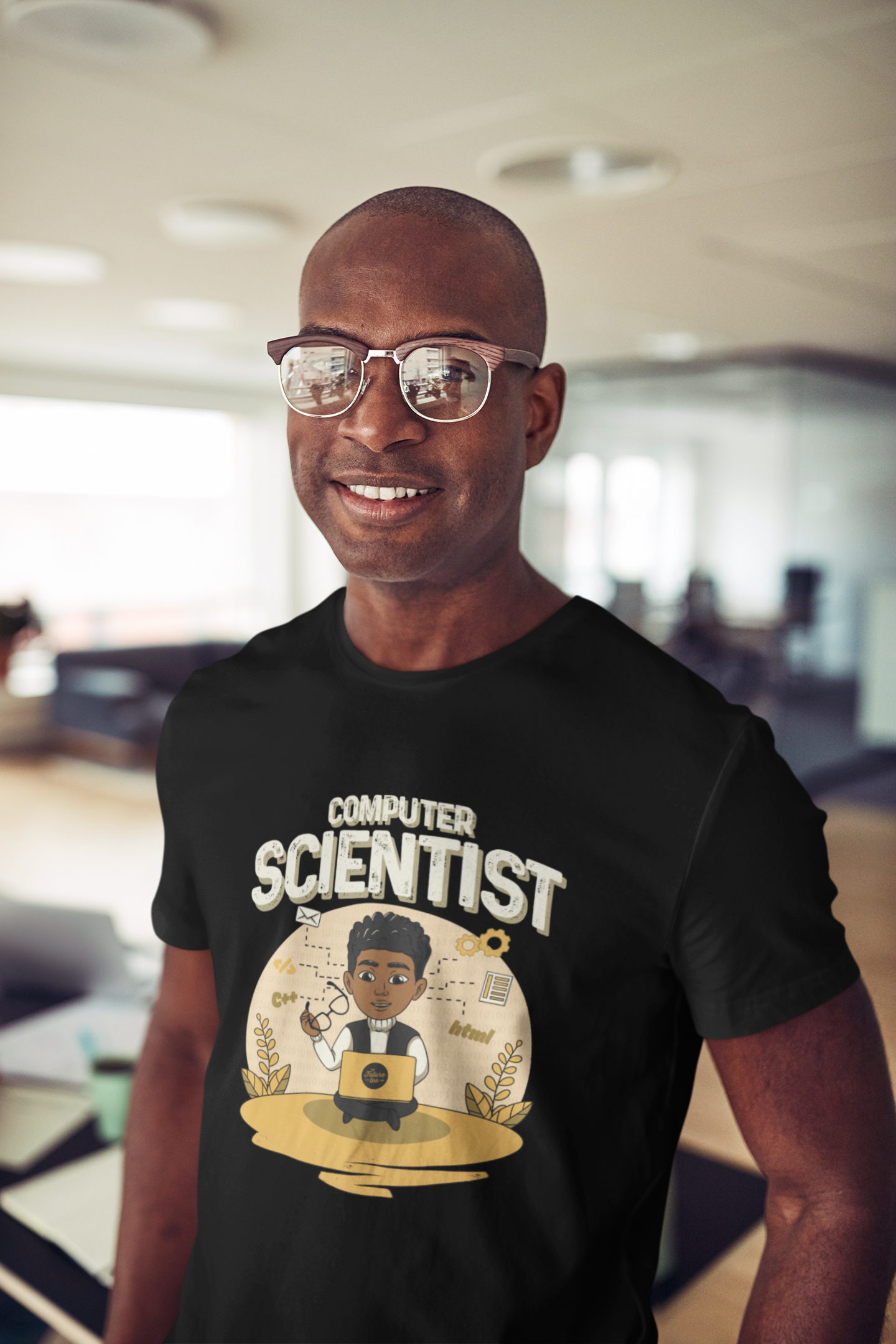 His Adult Computer Scientist T-Shirt