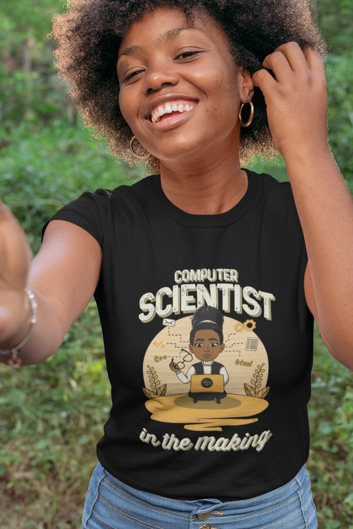 Her Adult Computer Scientist in the Making T-Shirt