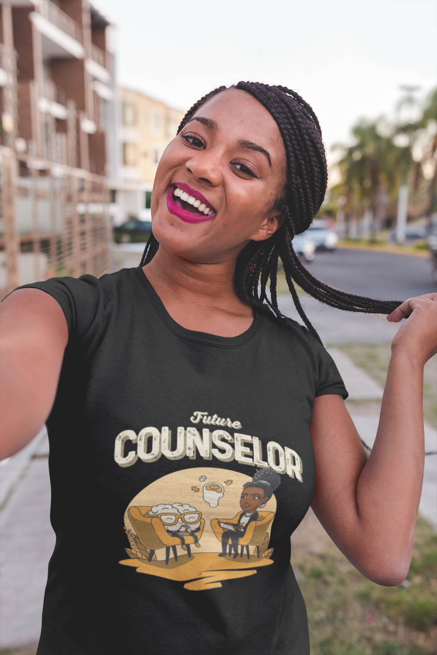 Her Adult Future Counselor T-Shirt