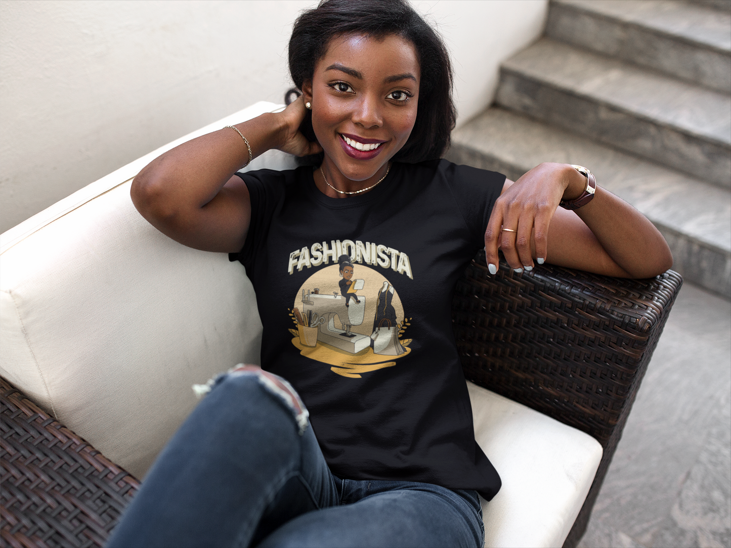 Her Adult Fashionista T-Shirt