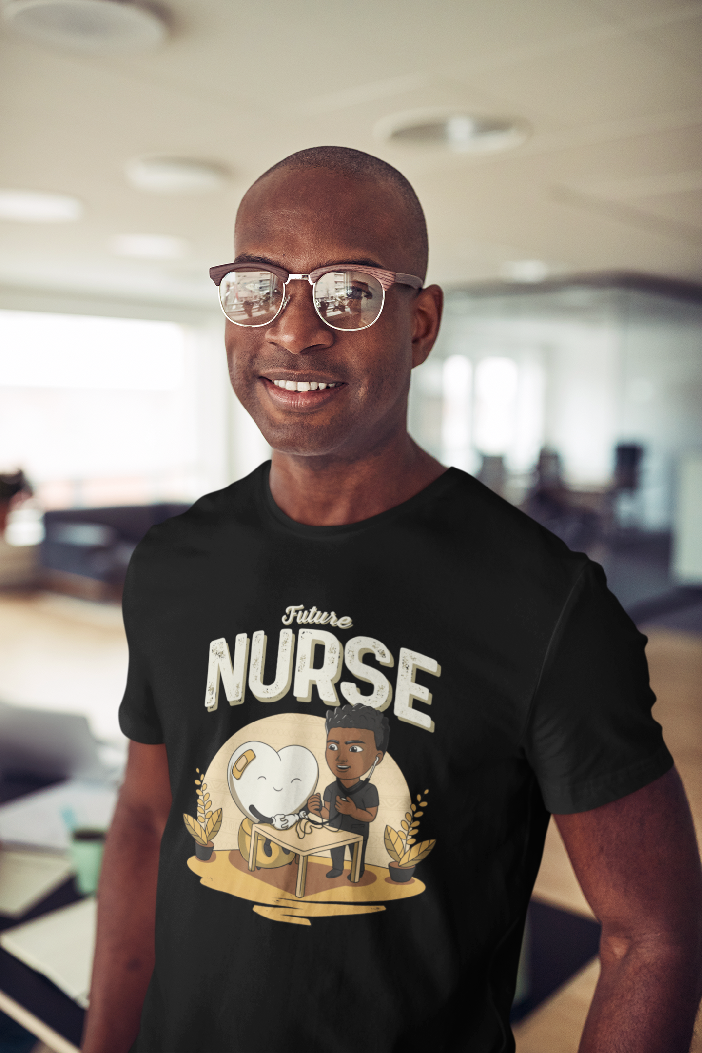 His Adult Future Nurse T-Shirt