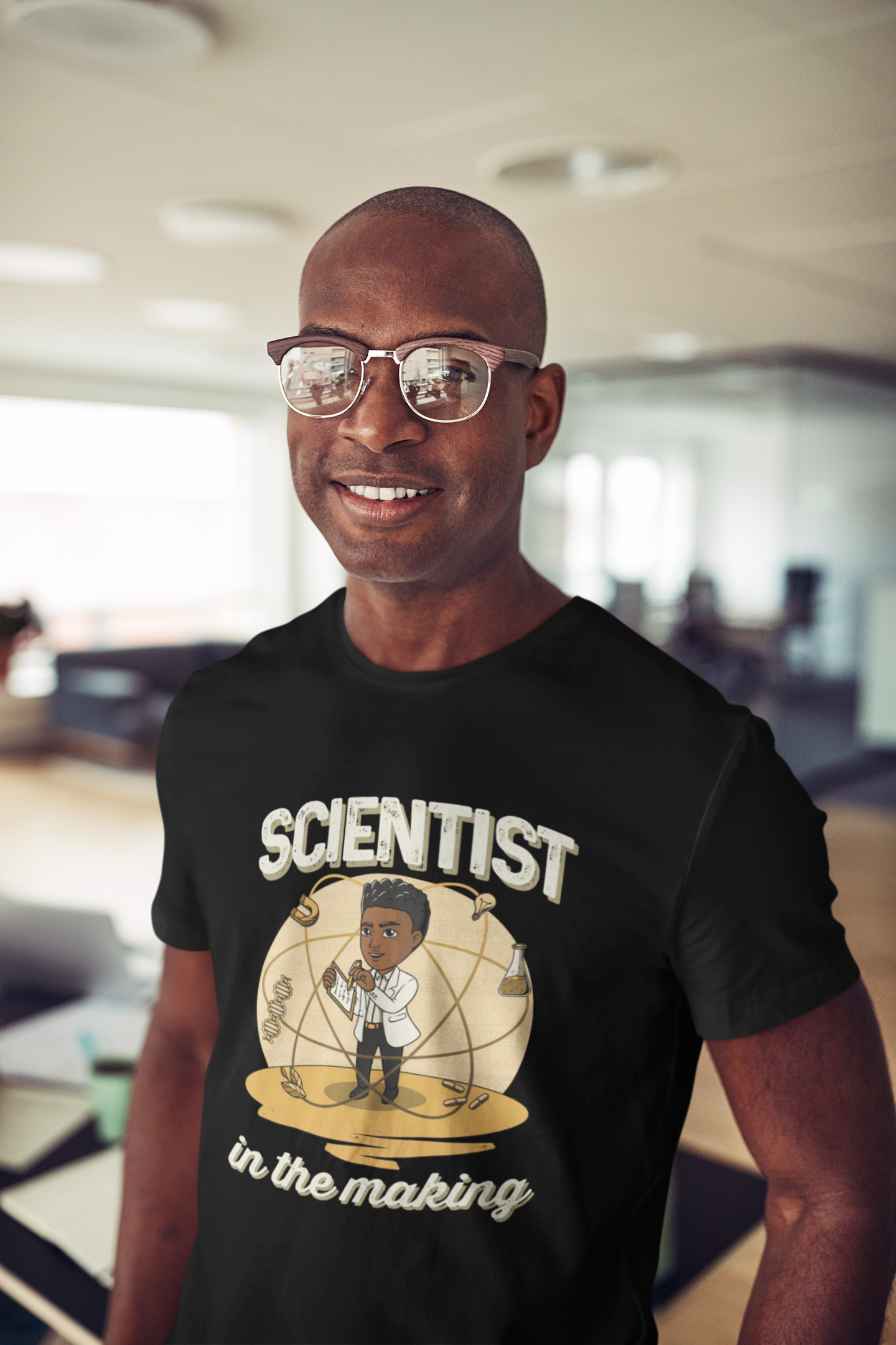 His Adult Scientist in the Making T-Shirt