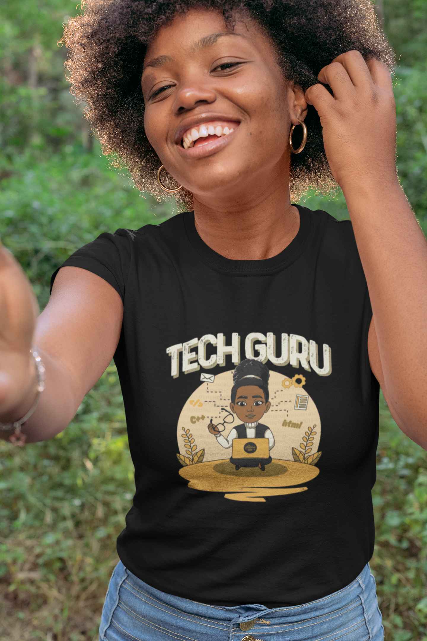 Her Adult Tech Guru T-Shirt