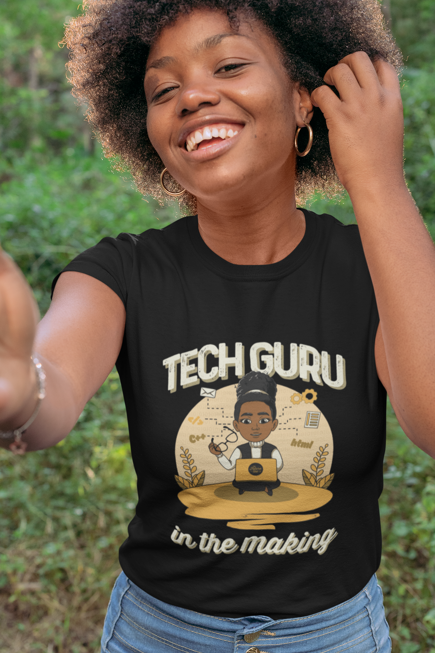 Her Adult Tech Guru in the Making T-Shirt