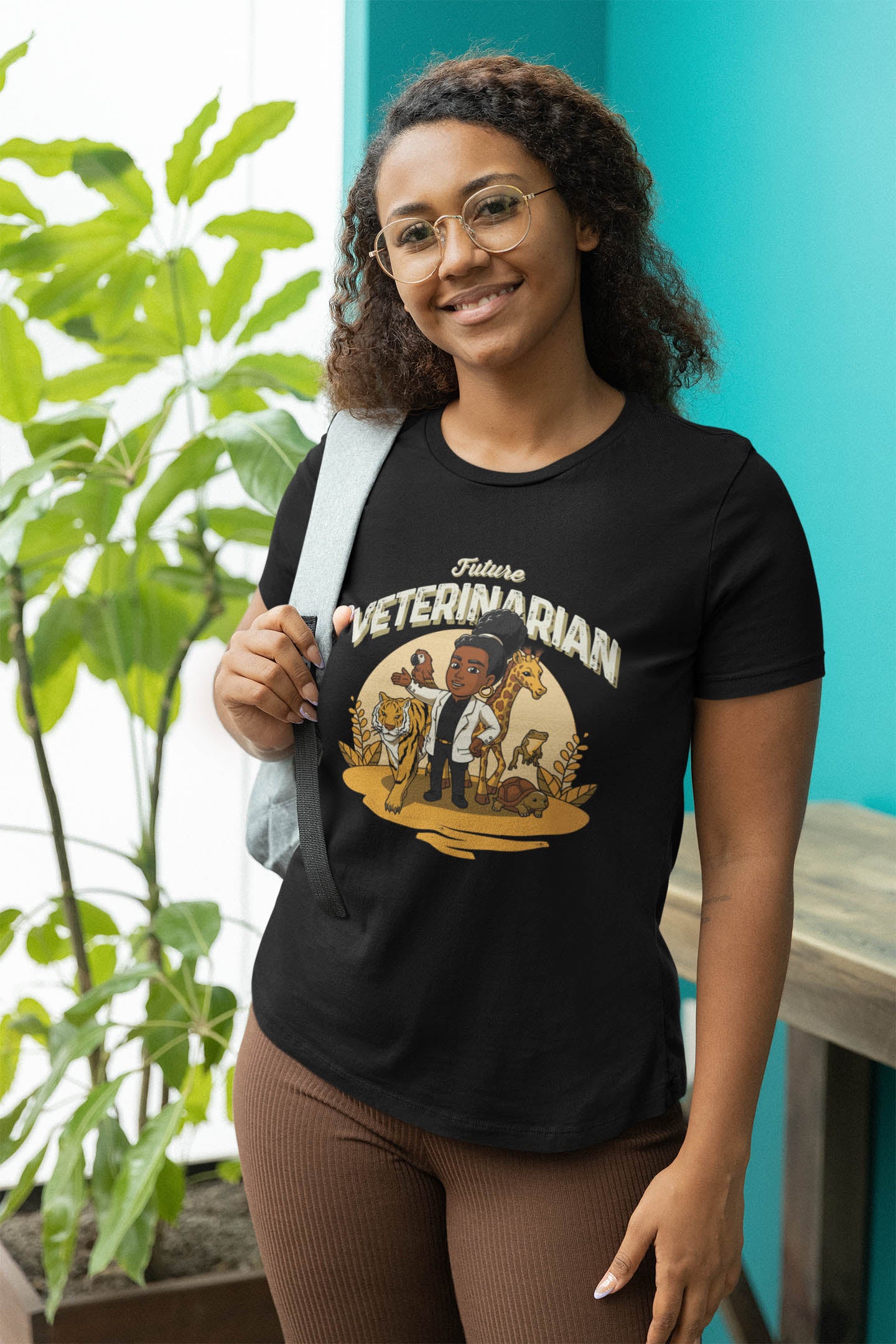 Her Adult Future Veterinarian T-Shirt