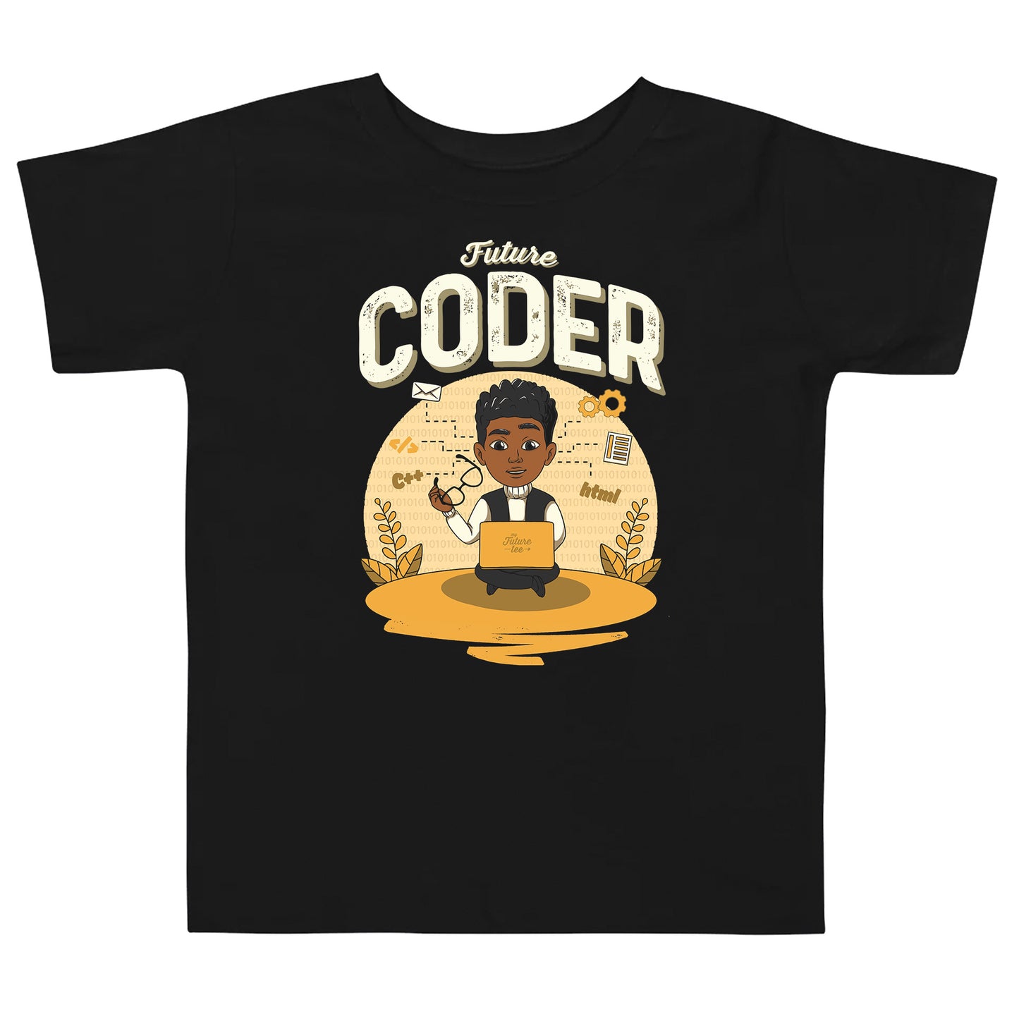 His Toddler Future Coder Tee