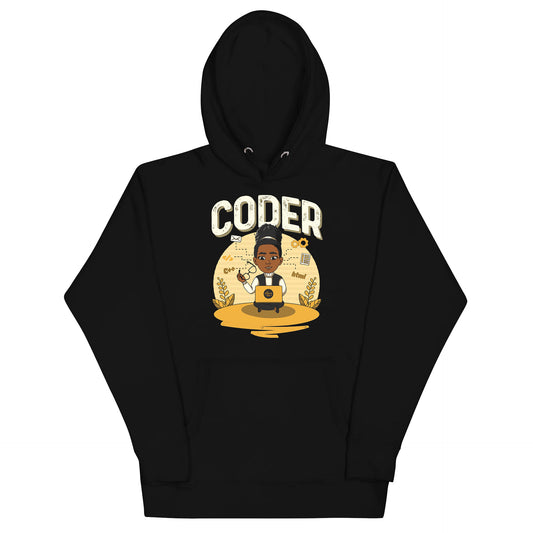 Her Adult Coder Hoodie