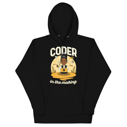 Her Adult Coder in the Making Hoodie