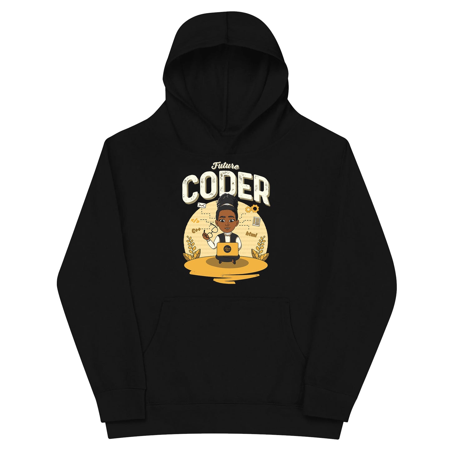 Her Youth Future Coder Hoodie