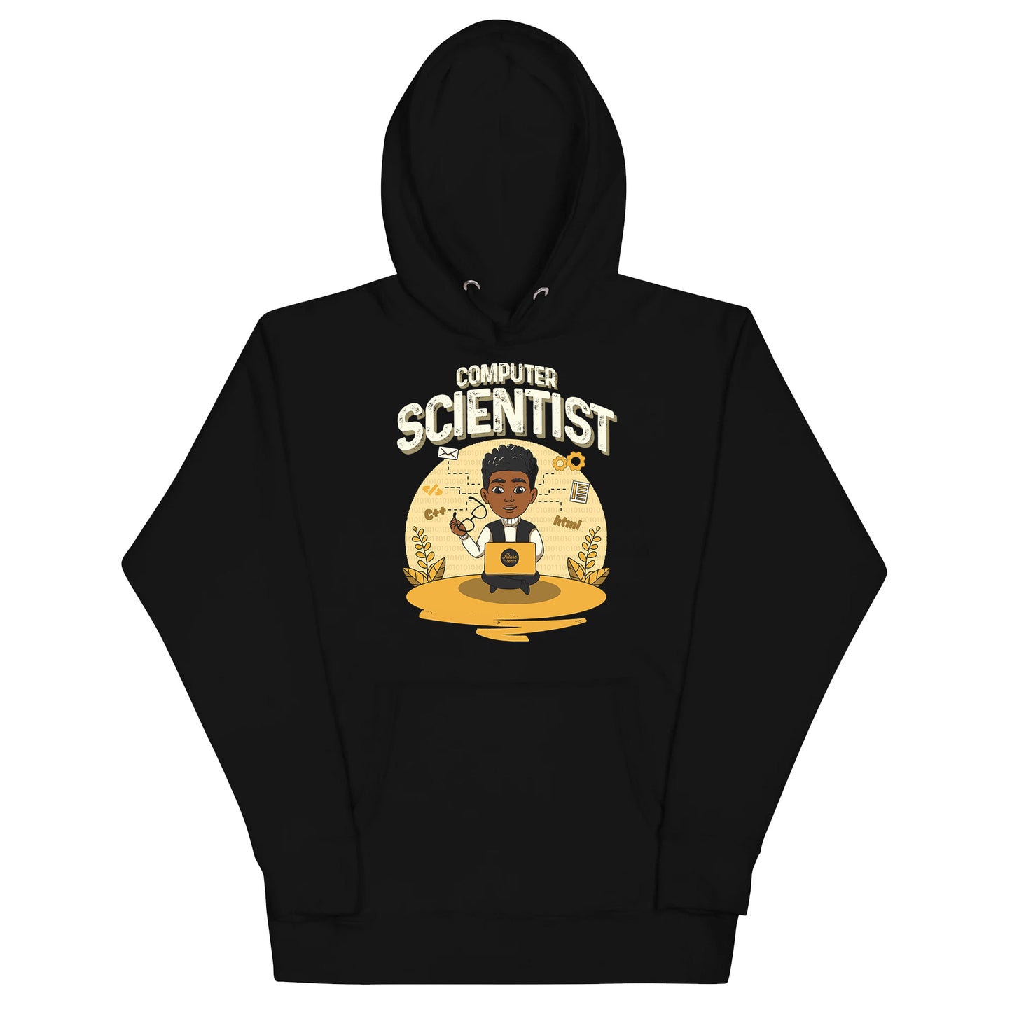 His Adult Computer Scientist Hoodie