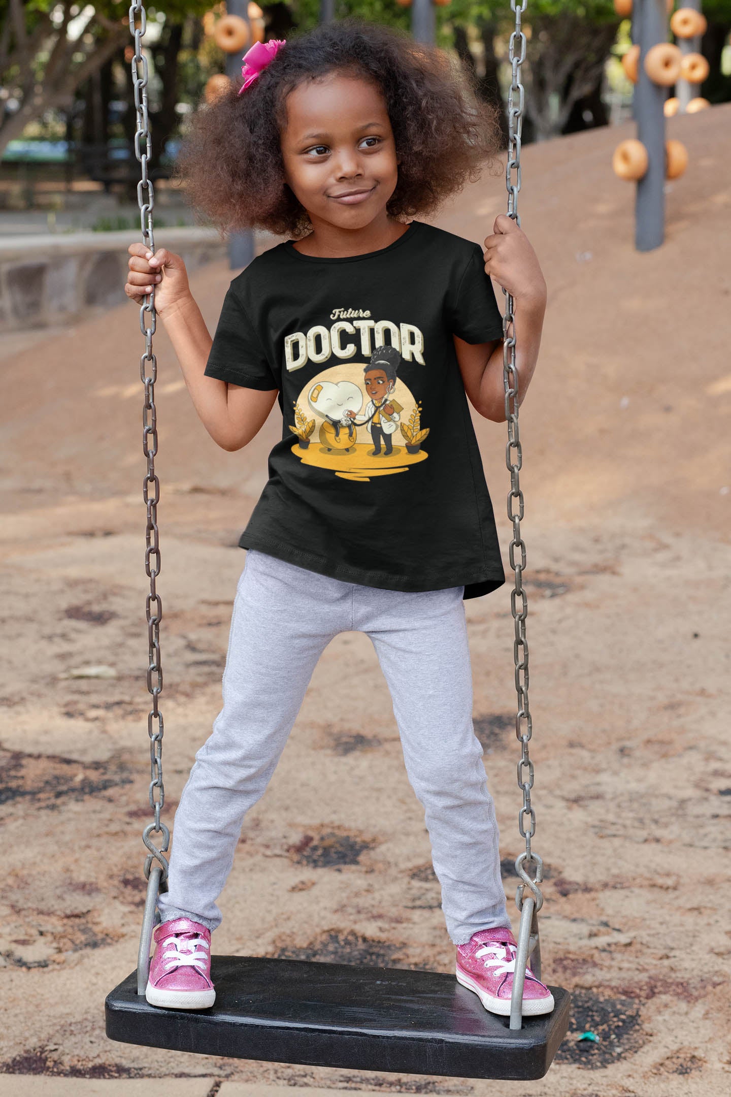 Her Toddler Future Doctor Tee