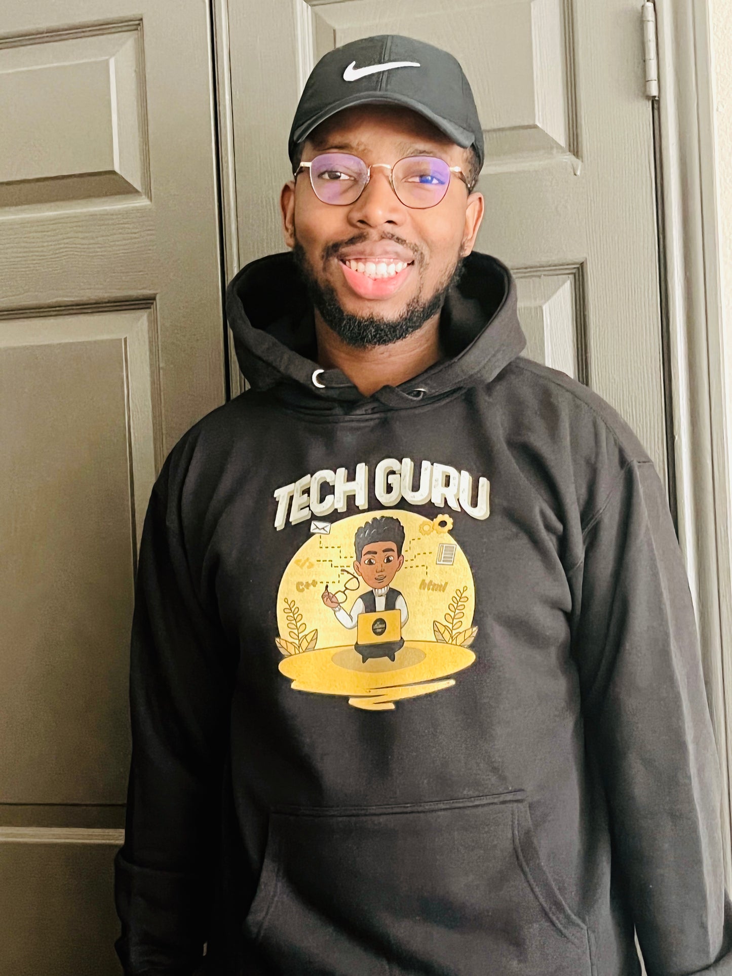 His Adult Tech Guru Hoodie