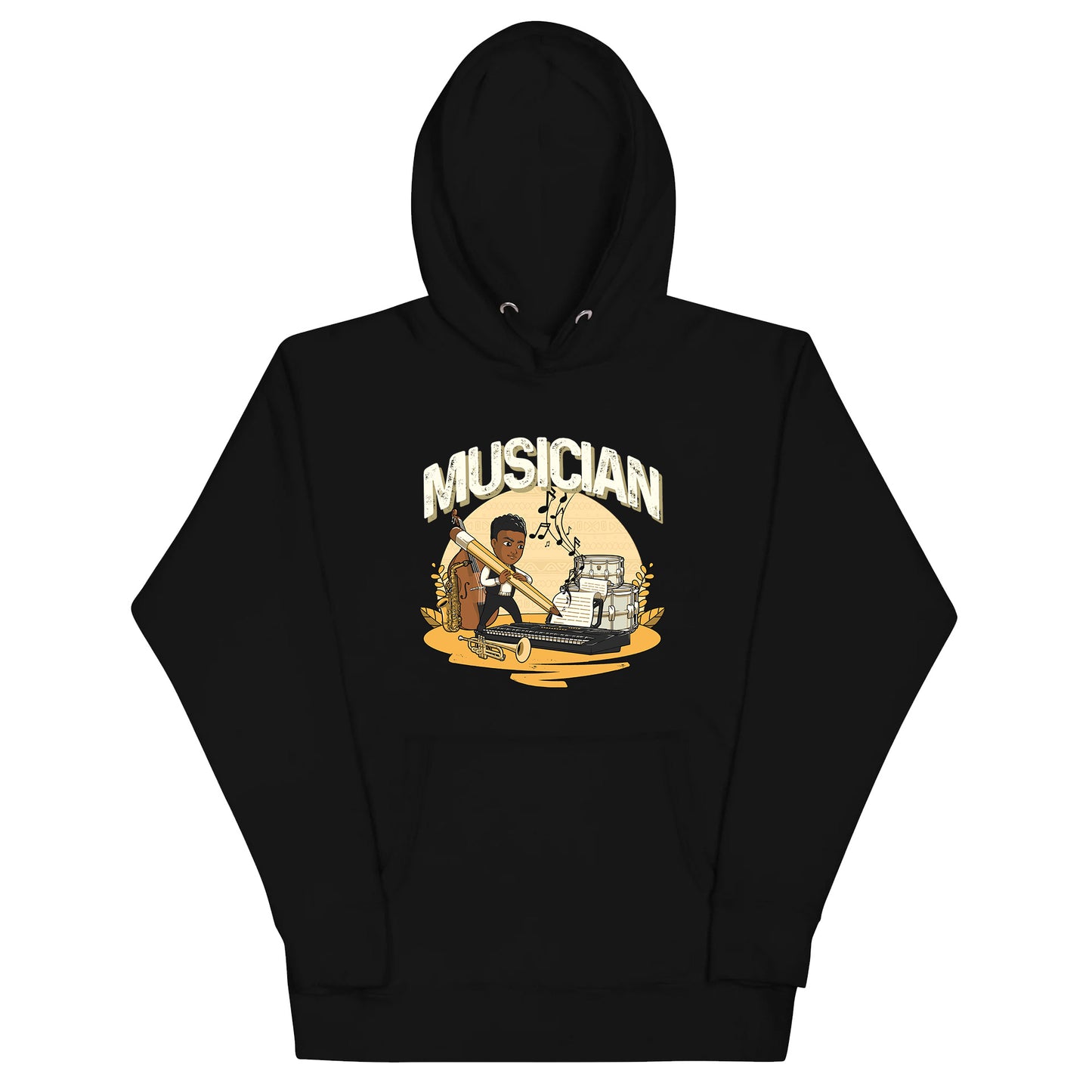 His Adult Musician Hoodie