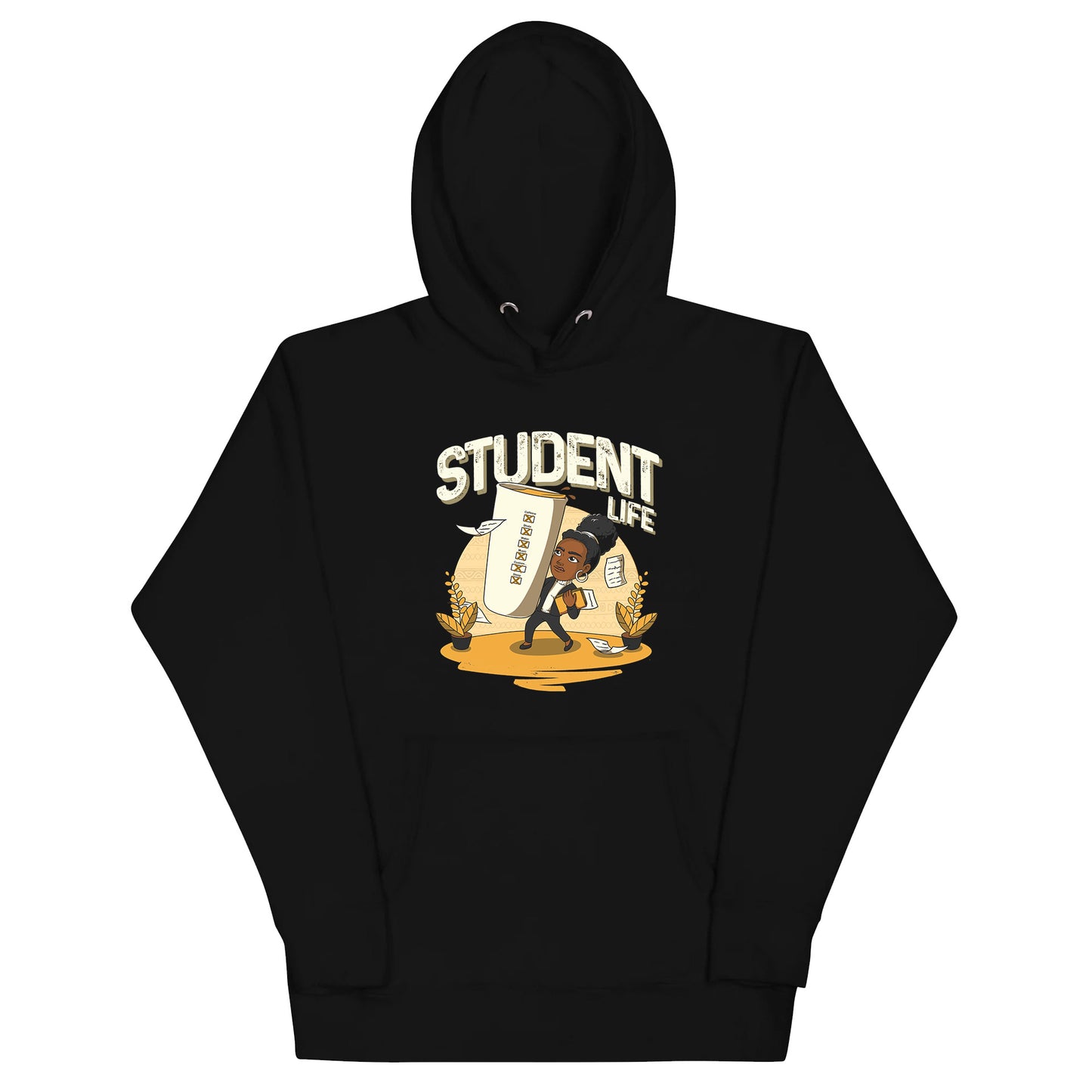 Her Adult Student Life Hoodie