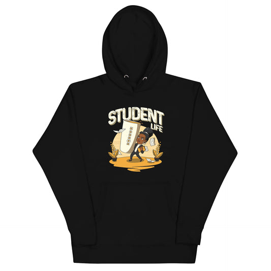 Her Adult Student Life Hoodie