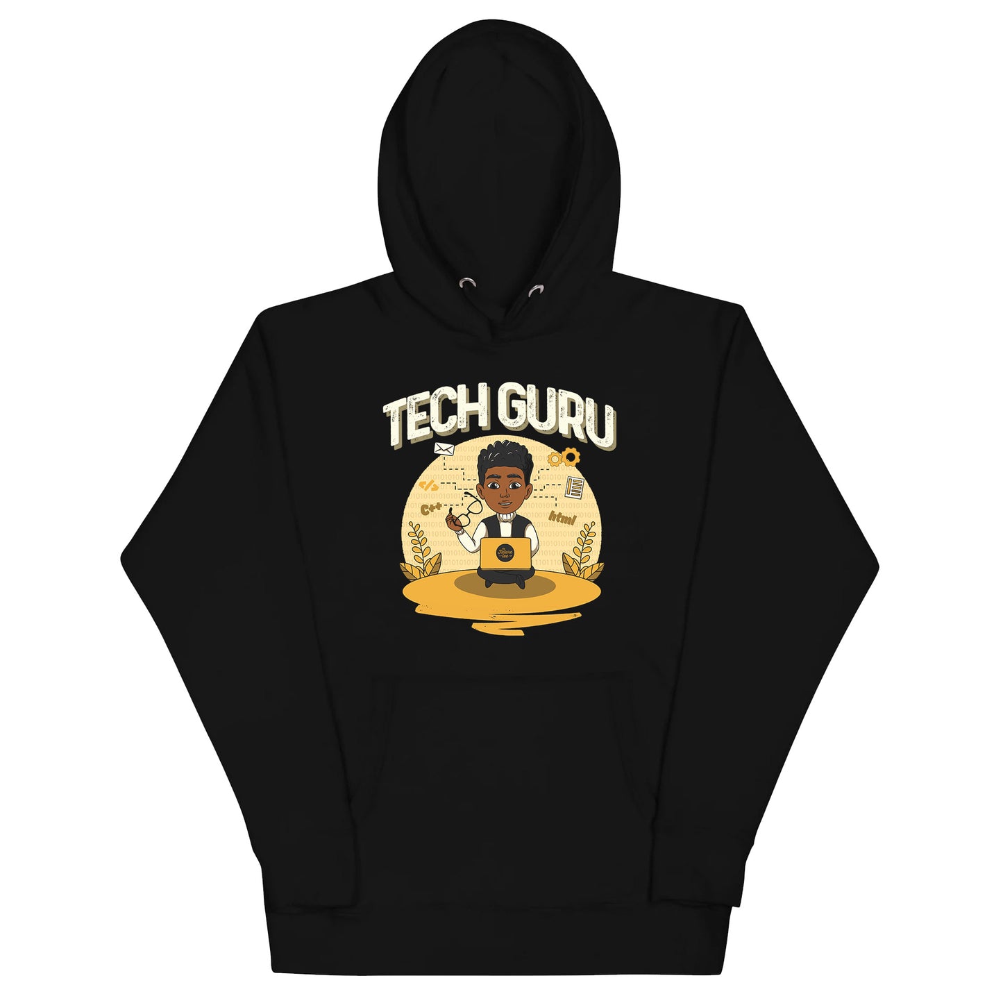 His Adult Tech Guru Hoodie