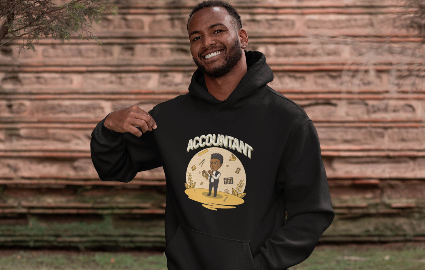 His Adult Accountant Hoodie