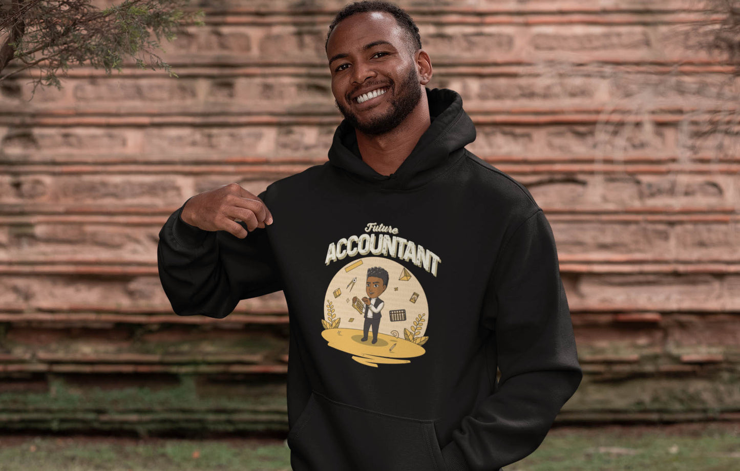 His Adult Future Accountant Hoodie