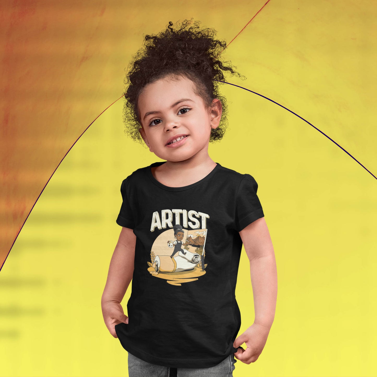 Her Toddler Artist Tee