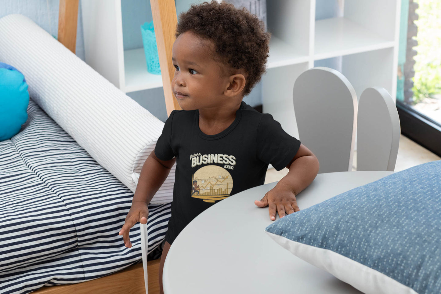 His Baby Future Business Executive Tee