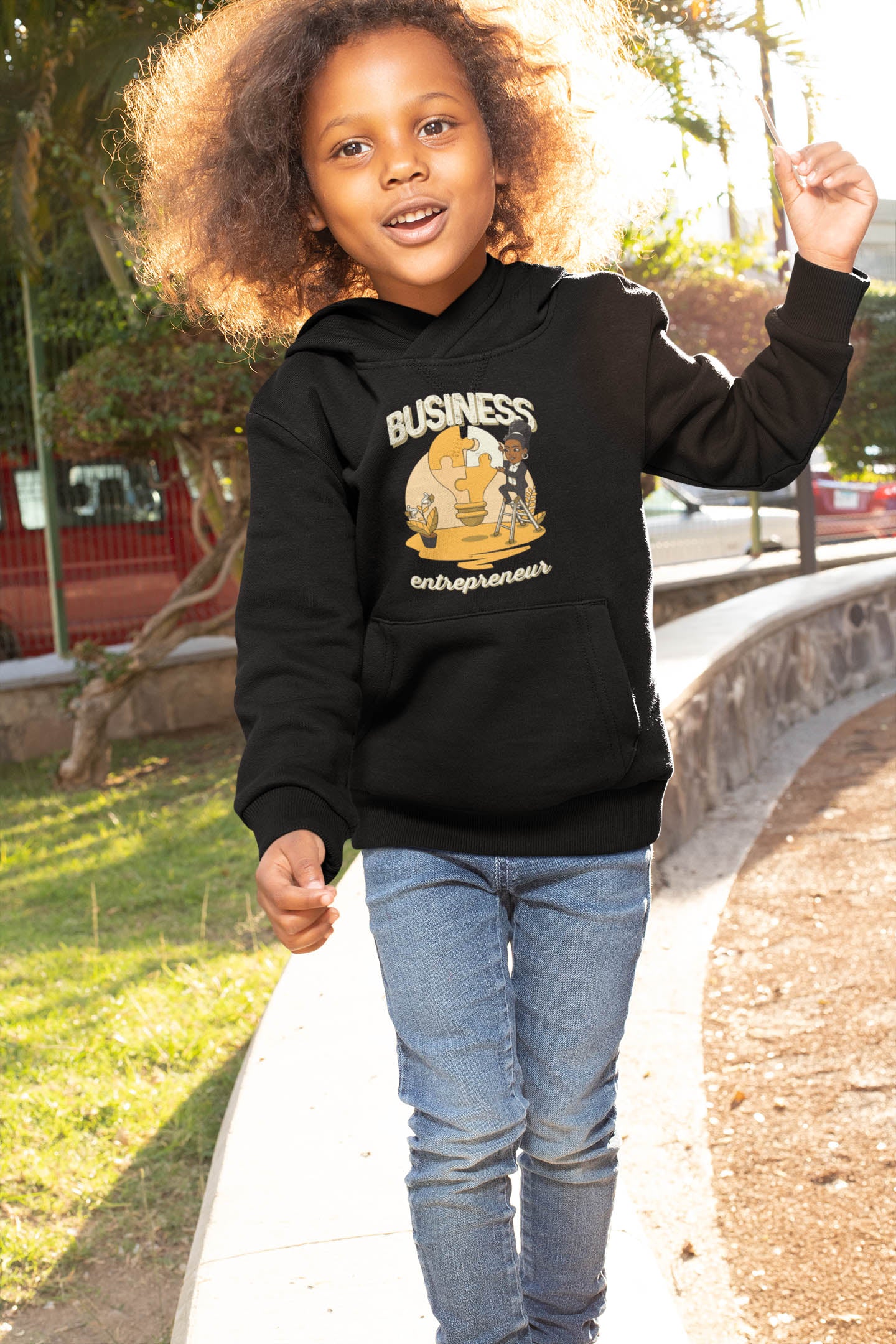 Her Youth Business Entrepreneur Hoodie