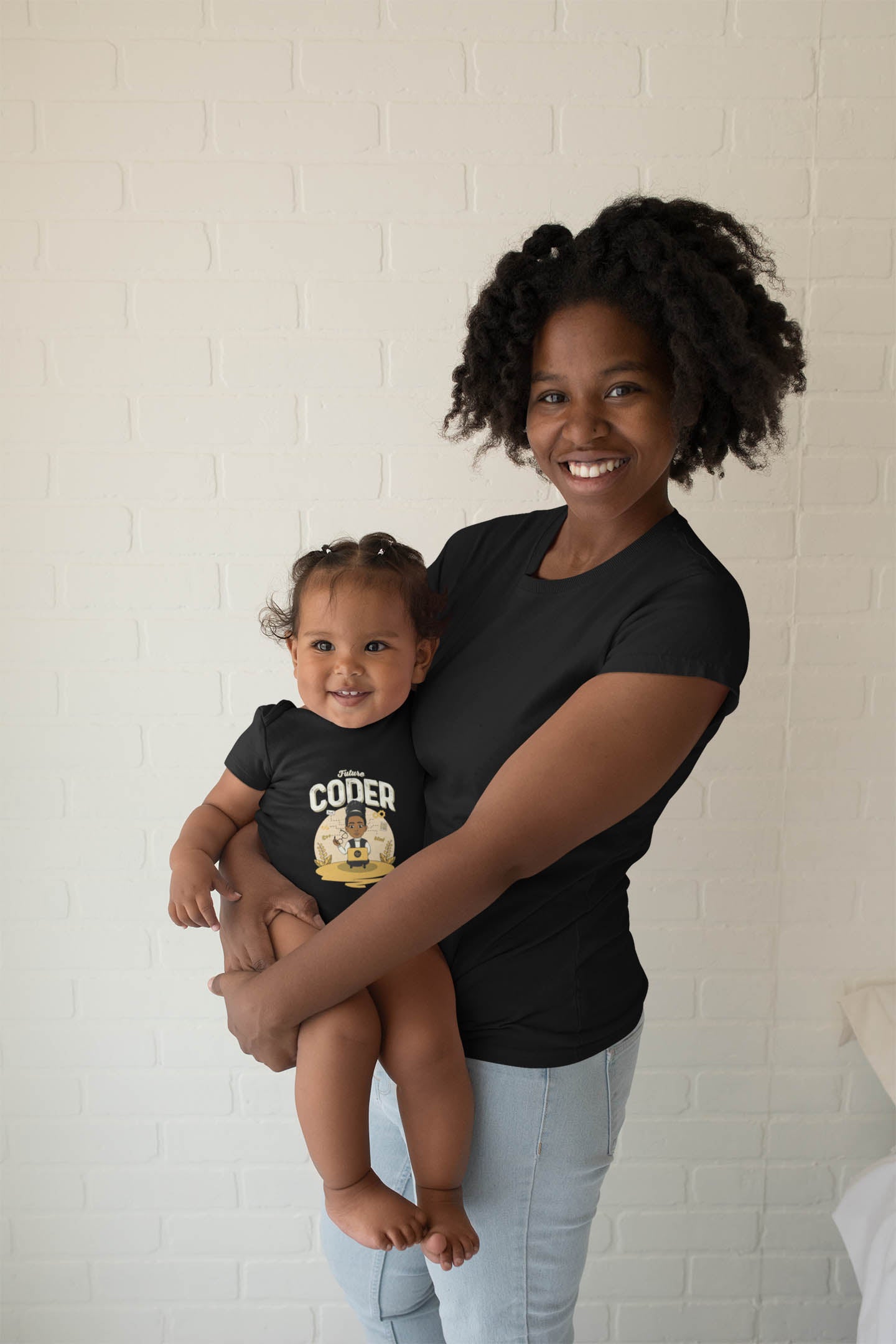 Her Baby Future Coder Tee