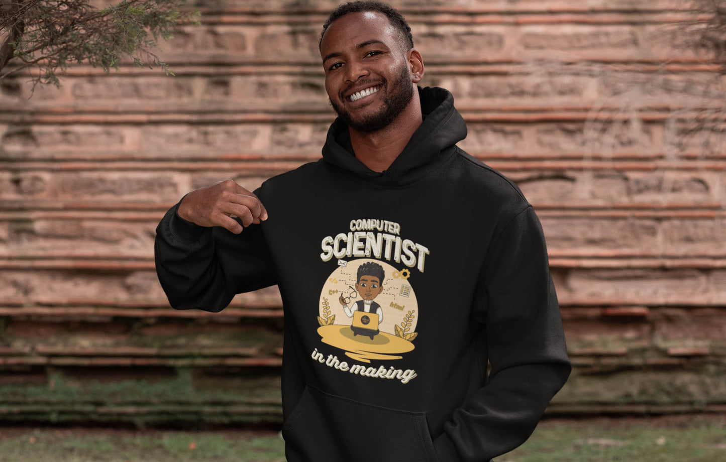 His Adult Computer Scientist in the Making Hoodie