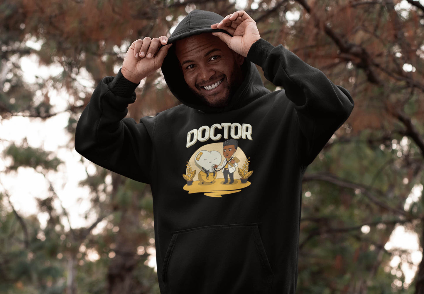 His Adult Doctor Hoodie