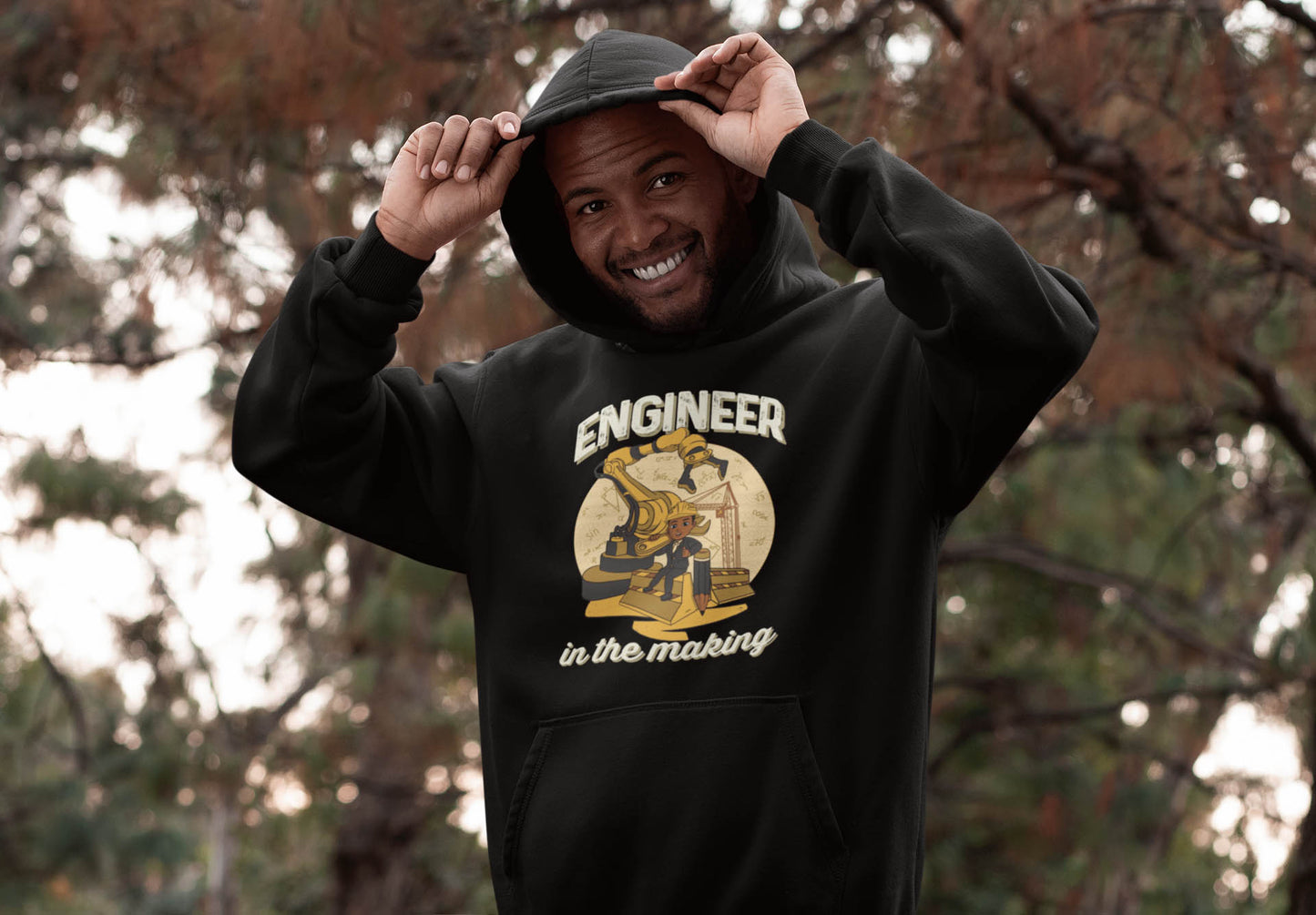 His Adult Engineer in the Making Hoodie