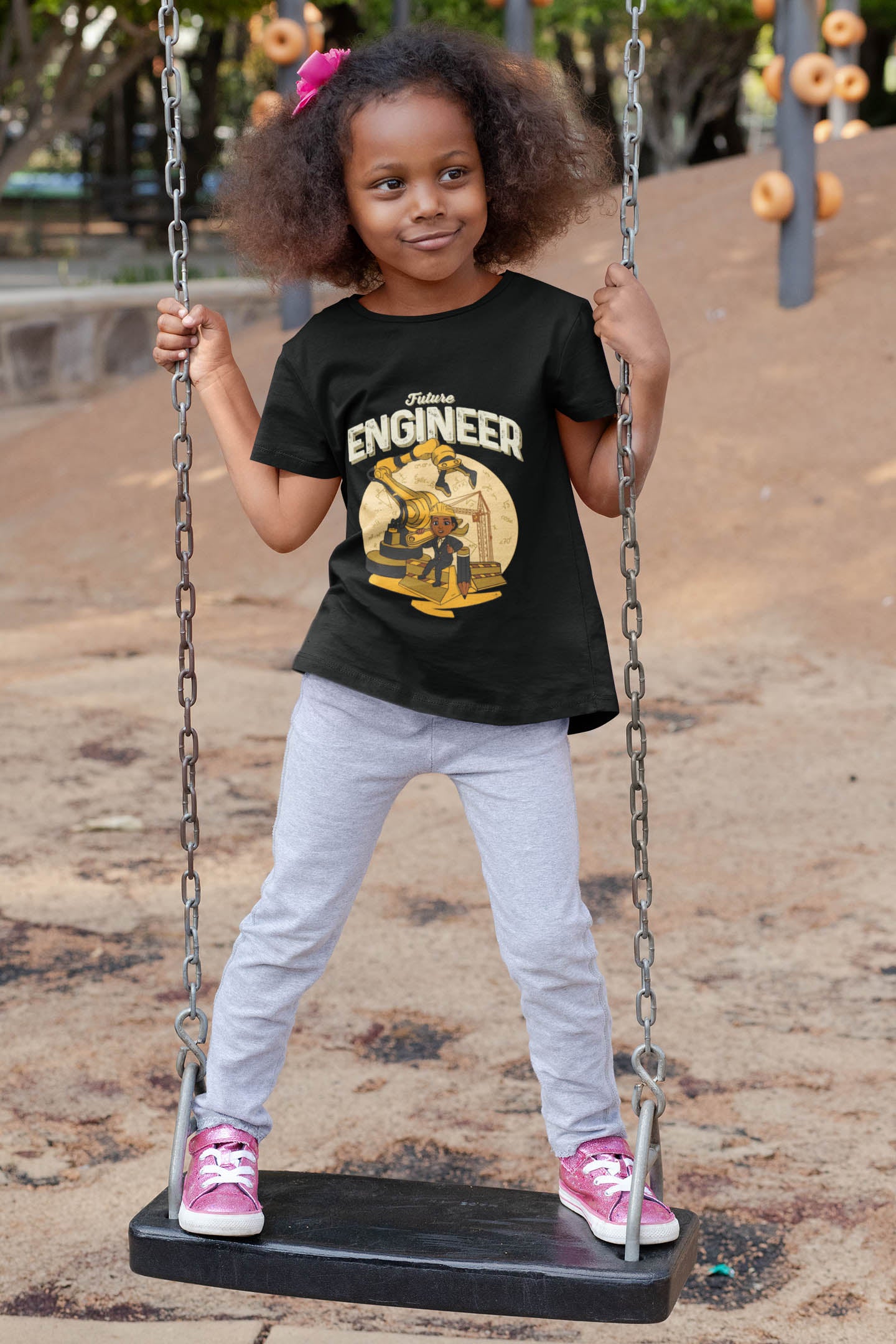 Her Toddler Future Engineer Tee