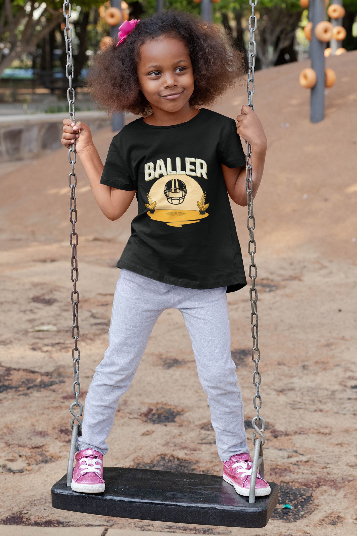 Youth Foot Baller T-Shirt