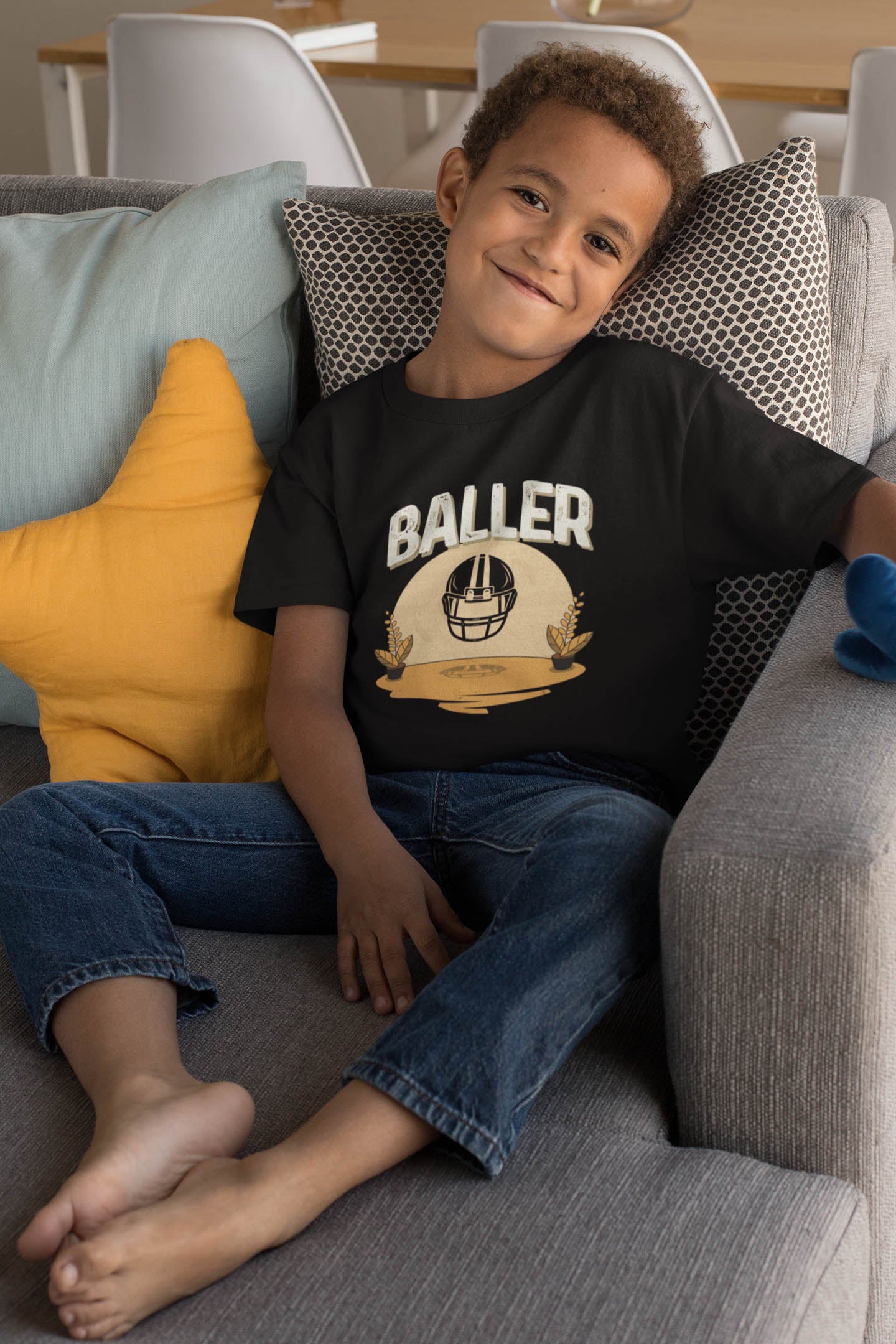 Youth Foot Baller T-Shirt