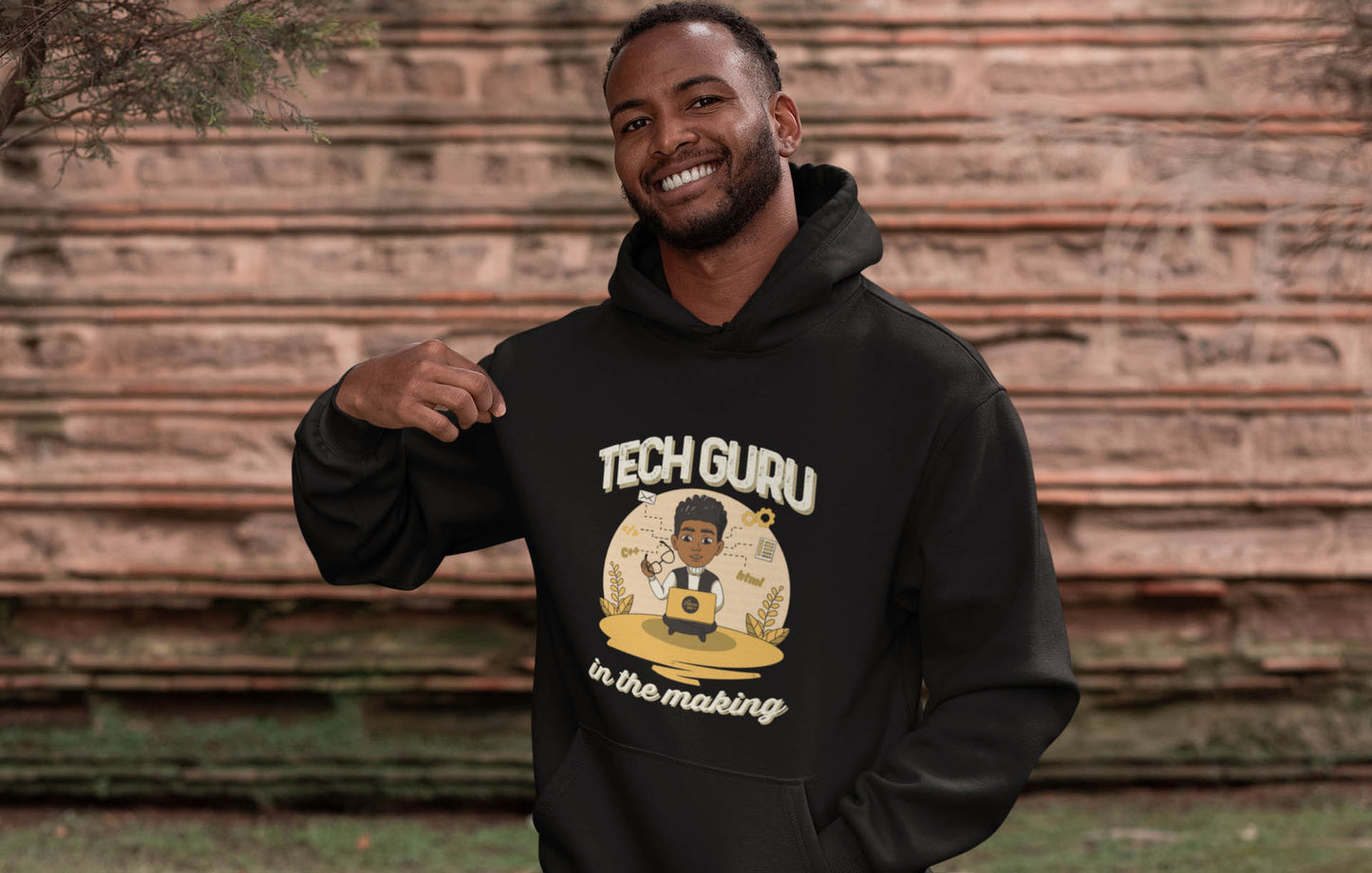 His Adult Tech Guru in the Making Hoodie